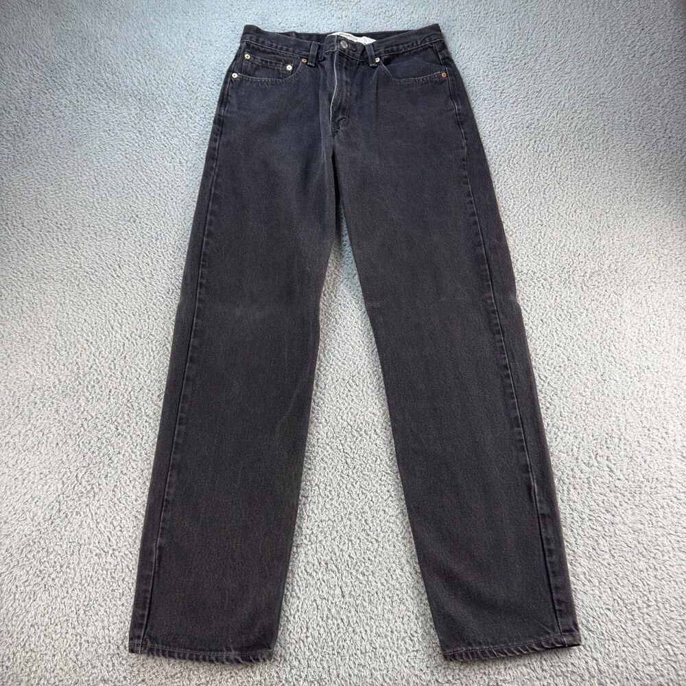 Vintage Levi's 550 Jeans 33x34 (Tag 34x34) Black Relaxed Fit 100% Cotton USA
